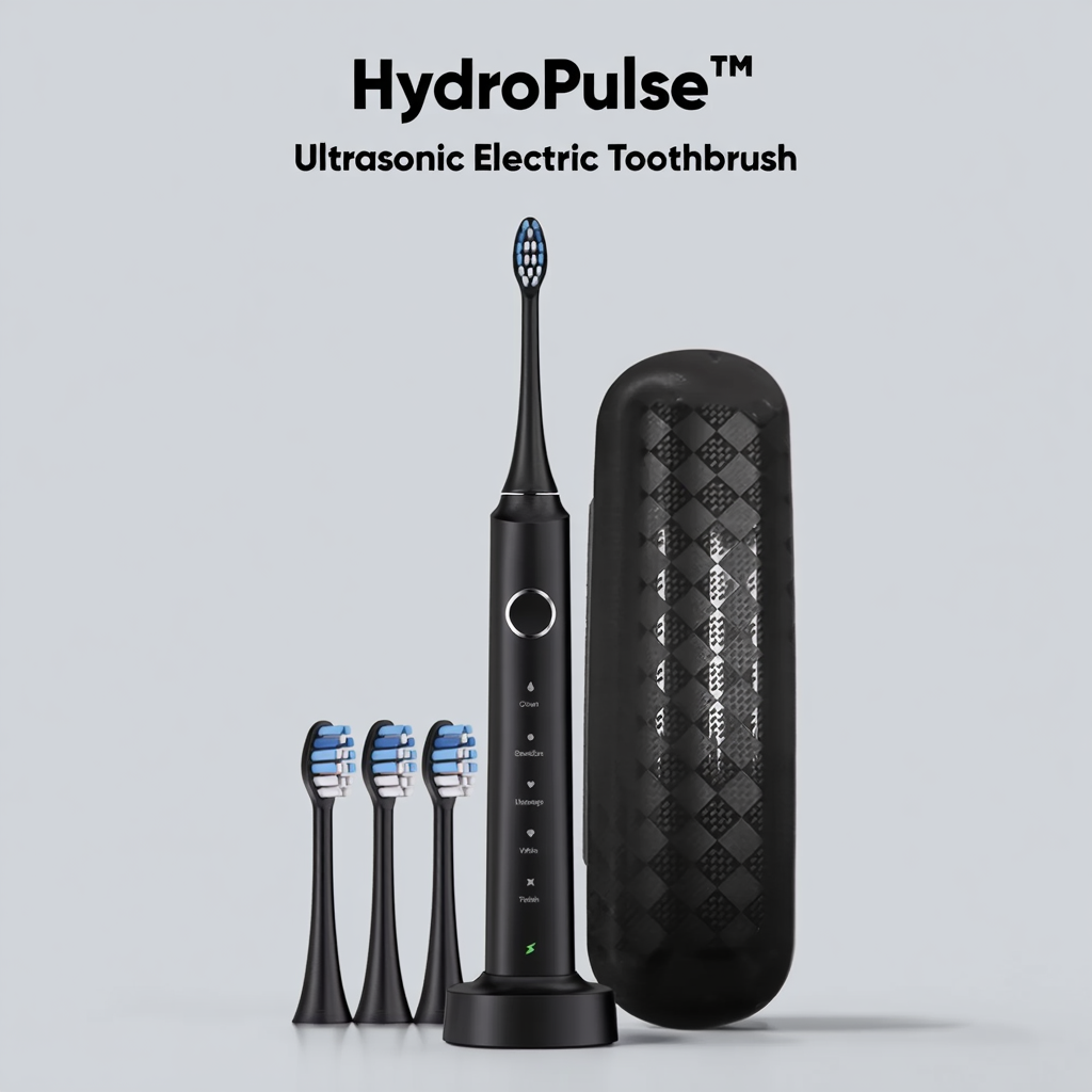 HydroPulse™ Ultrasonic Electric Toothbrush